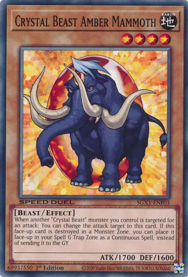 Crystal Beast Amber Mammoth | SGX1-ENF03
